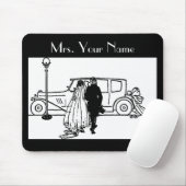 bride & groom van 1920 muismat (Met muis)