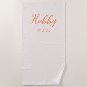 Bride Honeymoon Persoonlijke Matching Hubby Wifey Strandlaken