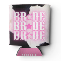 Bride Howdy Cowgirl Aangepaste Blikkoeler