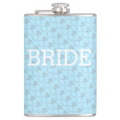 Bride "Iets Blue"-fles Heupfles (Voorkant)