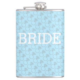 Bride "Iets Blue"-fles Heupfles