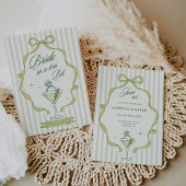 Bride in a Tini Bit Bachelorette Invitation