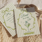 Bride in a Tini Bit Bachelorette Invitation