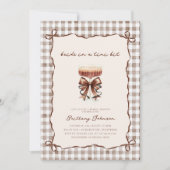 Bride in a Tini Bit Rustic Bridal Shower Kaart (Voorkant)