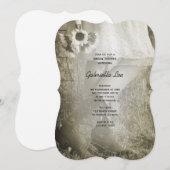 Bride in Cowboy Boots Ranch Vrijgezellenfeest Sepi Kaart (Voorkant / Achterkant)