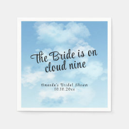 Bride Is On Cloud Nine Bridal Shower Servet