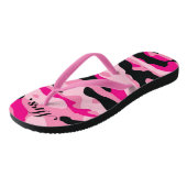 Bride Jane GI Militaire Camouflage Pink Partij Teenslippers (Schuin)