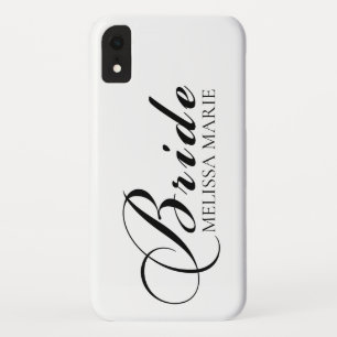 Bride kalligrafie script iPhone XR hoesje