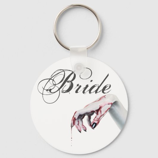 Bride Key Chainzombie bloeddruppel vampier Gothic Sleutelhanger (Voorkant)