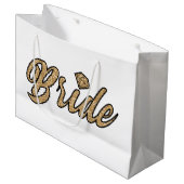 Bride Large Gift Bag Groot Cadeauzakje (Voorkant Gekanteld)