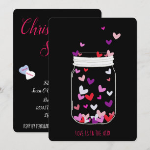 BRIDE Love is in Air Snoep Hearts Party Shower Kaart