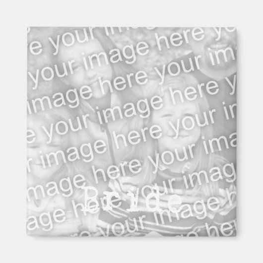 Bride Magnet Magneet (Voorkant)