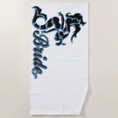 Bride Mermaid Beach Destination Party Strandlaken (Voorkant)