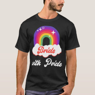 Bride met het huwelijk van de geprezen lesbiennes t-shirt