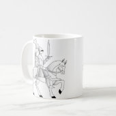 Bride met Knight in Shining Armor Koffiemok (Voorkant links)