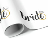 Bride met Ring Cadeaupapier (Rol Hoek)