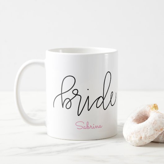 Bride-Mok -  briefingontwerp Koffiemok (Met donut)