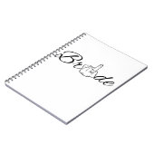 Bride Mrs Future Bride bruiloft verloving Notitieboek (Linkerzijde)