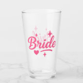Bride Neon Pink Glas (Voorkant)