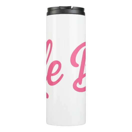 Bride Neon Pink Thermosbeker (Achterkant)