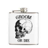 Bride of Die Til Death Do US Party gothic Wedding Heupfles (Voorkant)