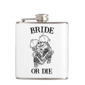 Bride of Die Til Death Do US Party gothic Wedding Heupfles (Voorkant)