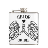 Bride of Die Til Death Do US Party gothic Wedding Heupfles (Voorkant)