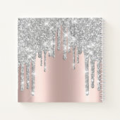 Bride om 16th Spark te zijn prinses Makeup Grey Notitieboek (Achterkant)