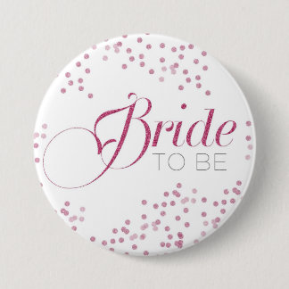 Bride om bacheloretpartijknoop te zijn ronde button 7,6 cm