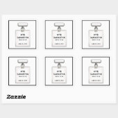 BRIDE om beroemd te worden Vierkante Sticker (Vel)