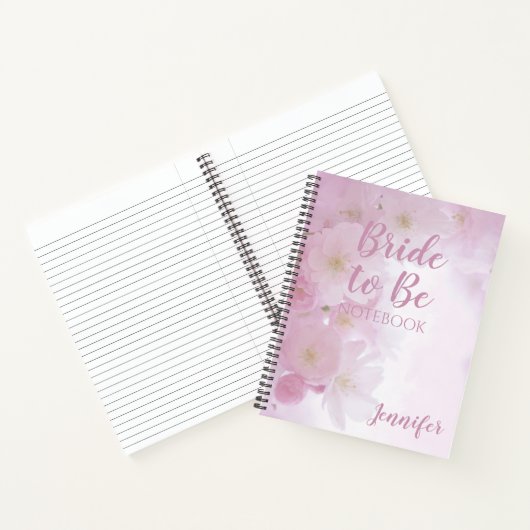 Bride om een gepersonaliseerd spiraal Notitieboek  (Binnen)