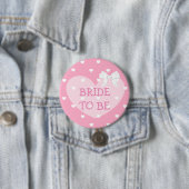 Bride om roze te zijn Witte Boe Button (In situ)