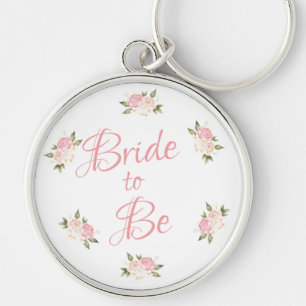 Bride om Roze Waterverf van het Manuscript van Flo Sleutelhanger