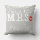 Bride onder de sterren Altijd rechtuit Kussen (Voorkant)