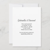 Bride op het Boerderij van de Tractor Wedding spar Kaart (Achterkant)