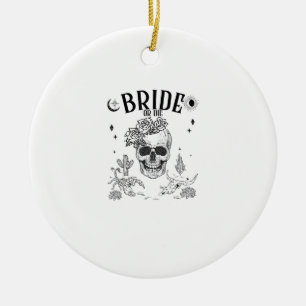 Bride Or Die Till Death Do Us Party Gothic Bachelo Keramisch Ornament