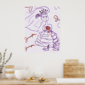Bride Original Sketch Poster (Keuken)