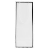 BRIDE Parisian Theme Shower Bridal Birthday Party Wijn Cadeautas (Achterkant)