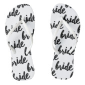 Bride Pattern Wedding Teenslippers (Voetbed)