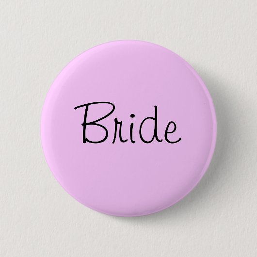 Bride Pin Ronde Button 5,7 Cm (Voorkant)