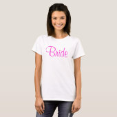 Bride Pink T-shirt (Voorkant volledig)