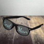 BRIDE Reception Bridal Wedding Party Beste man Retro Zonnebril