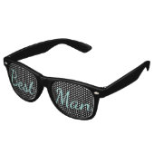 BRIDE Reception Bridal Wedding Party Beste man Retro Zonnebril (Gekanteld)