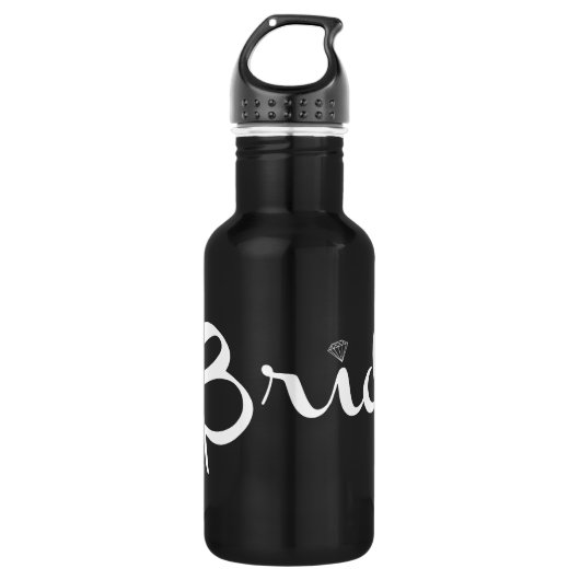 Bride Retro Script White Waterfles (Voorkant)
