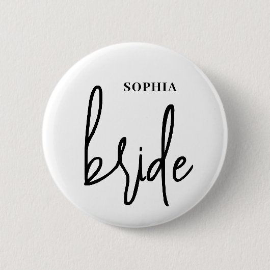 Bride Ronde Button 5,7 Cm (Voorkant)