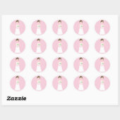 Bride Ronde Sticker (Vel)