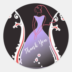 Bride Ronde Sticker
