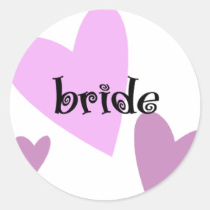Bride Ronde Sticker