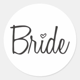 Bride Ronde Sticker