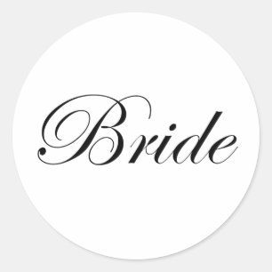 Bride Ronde Sticker